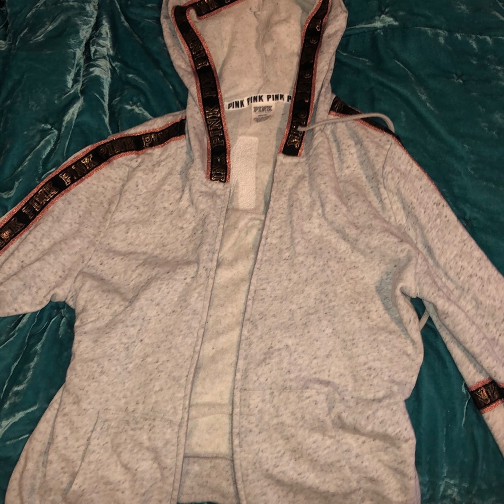 PINK zip up hoodie.